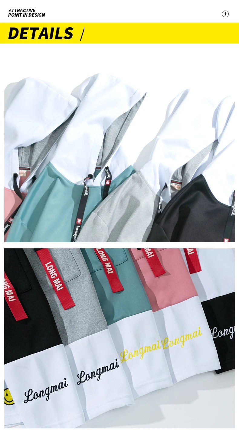 New Fashion Men's Hoodies Hip Hop Hooded Male Sweatshirts Men's Top Streetwear Casual Outdoor Breathable Pullovers Fashionable