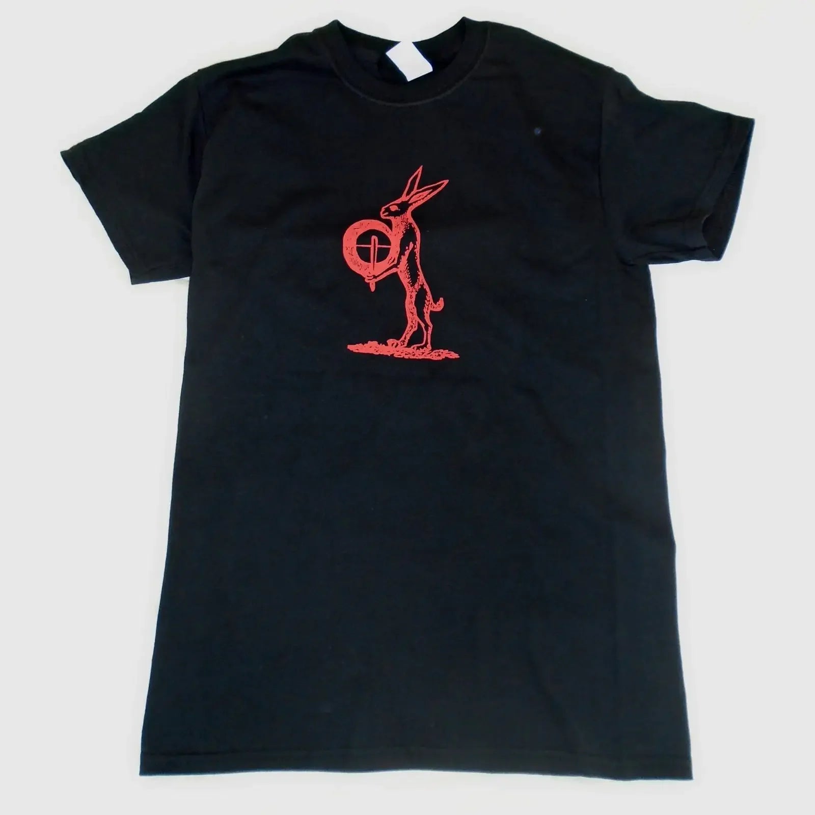 Hare and Tabor T Shirt black vintage Washed Top For Everyday Wear streetwear Stretched designer clothes Comfortable Breathable