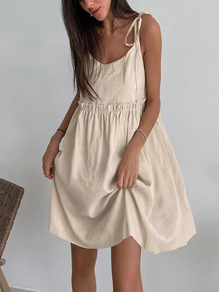 2025 Summer Backless Dress for Women, Fashionable and Sexy, Popular High-End Style in Urban Areas