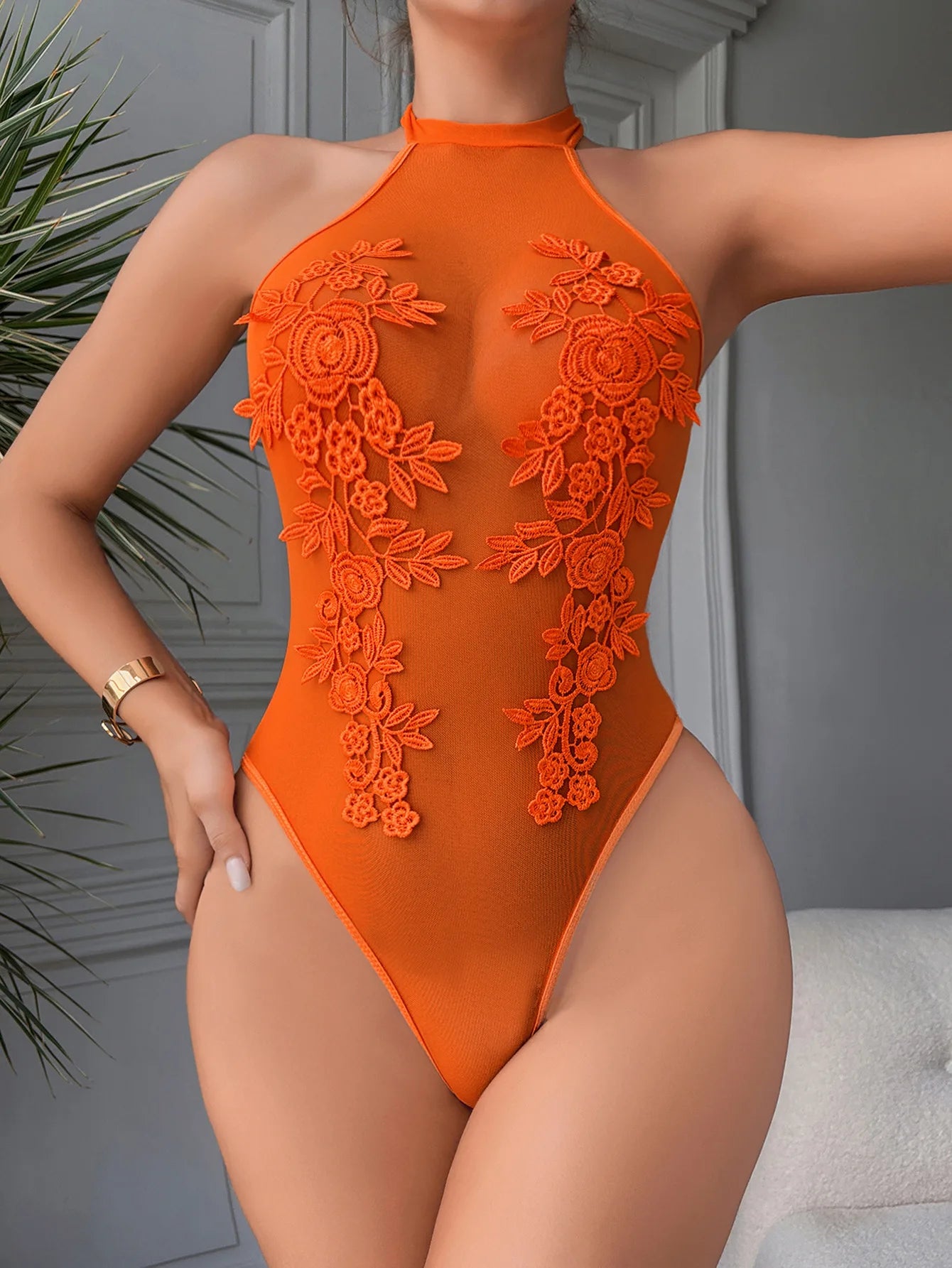 See Through Mesh Shapewear Bodysuits Sexy Lingerie Women Backless Bodycon Jumpsuit Thongs Slim Hollow Onesies Y2k Clothes Summer