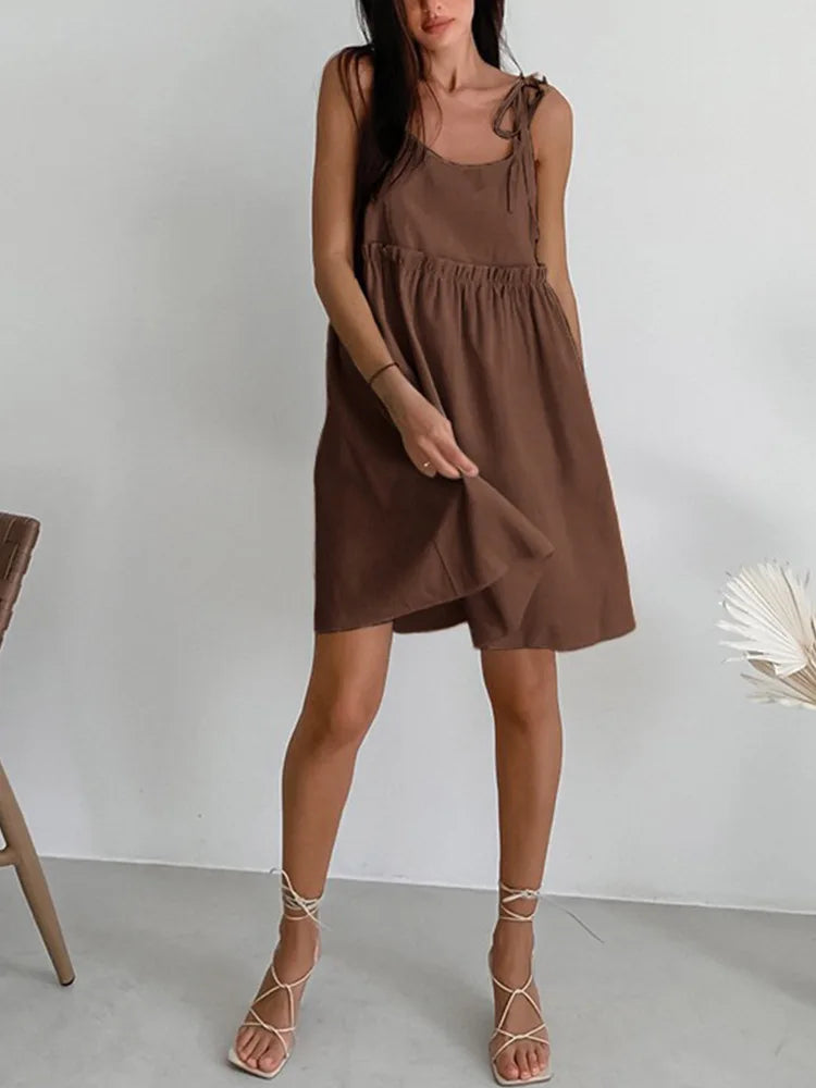 2025 Summer Backless Dress for Women, Fashionable and Sexy, Popular High-End Style in Urban Areas
