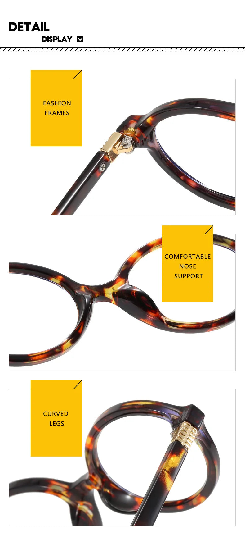 Glasses Frame Nerd Oval Student Anti-Blue Light Small Frame Myopia Prescription Glasses Photochromic Glasses