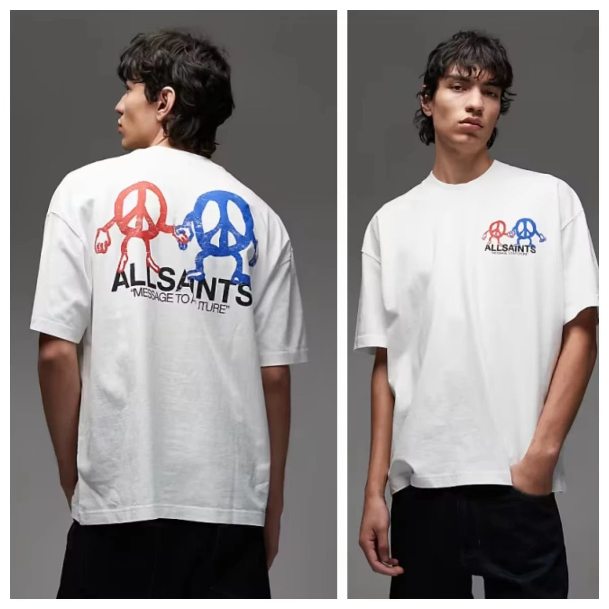 2026 American Gothic Abstract Letter Graphic T-shirt Unisex Men Women Cotton Oversized Loose Cool Daily Casual Streetwear Tops