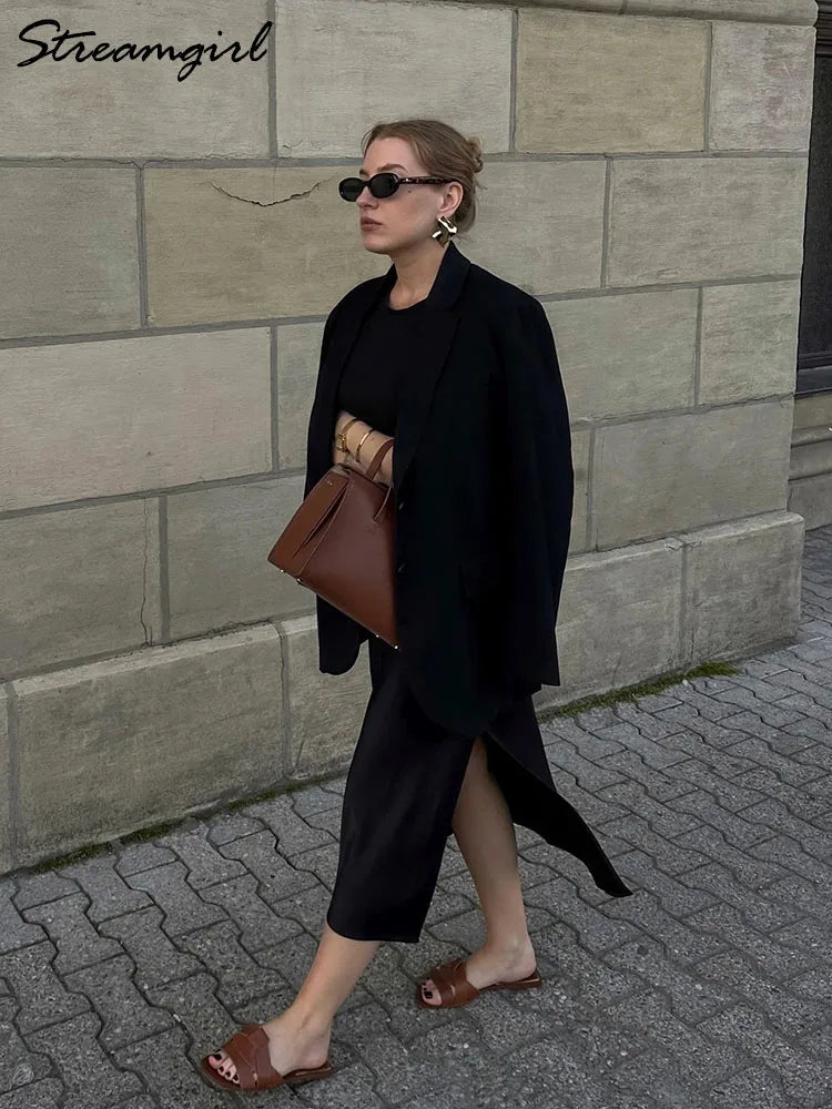 Midi Satin Skirts Women Luxury Summer Black Formal Silk Office Skirt With Slit A Line Green Midi Skirt Burgundy Women Elegant