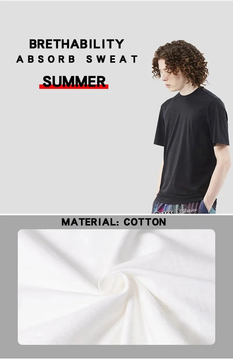 2026 American Gothic Abstract Letter Graphic T-shirt Unisex Men Women Cotton Oversized Loose Cool Daily Casual Streetwear Tops