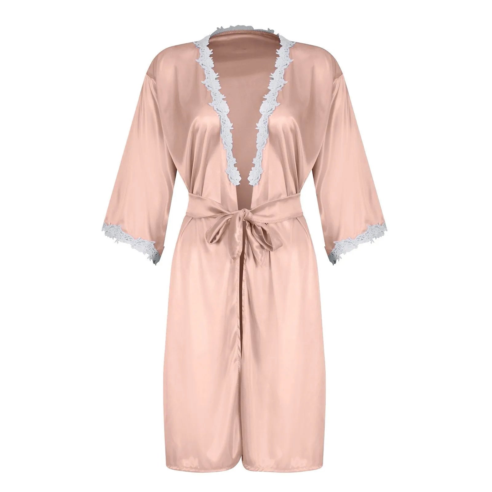 Ladies Underwear Women'S Sexy Nightgown Set 5-Piece Women Sexy Garter Lingerie Set Robes Lace Bodysuit Deep-V Neck Underwear