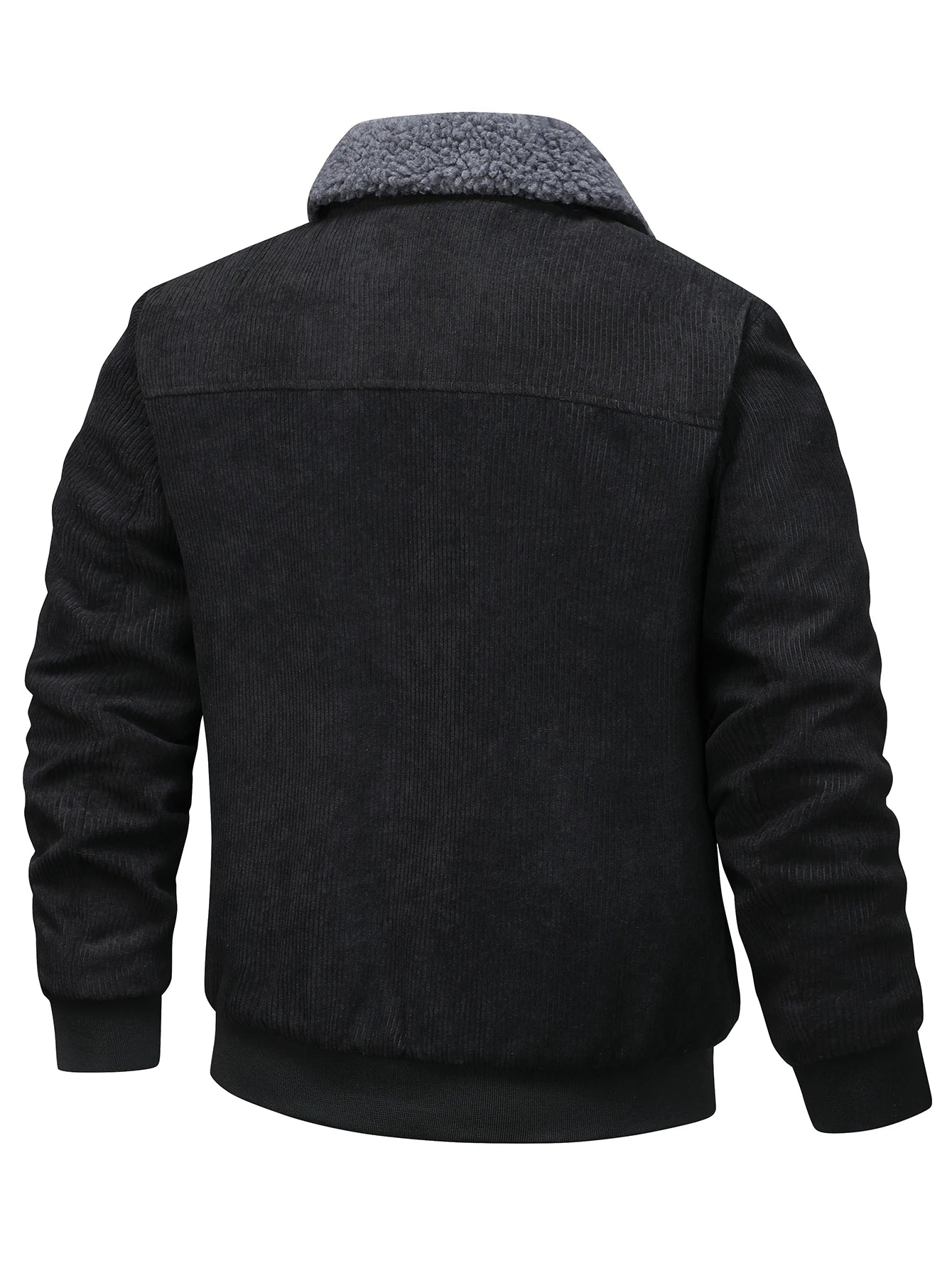 Men's Corduroy Jacket, Durable and Wear-Resistant, Versatile and Easy to Match, Suitable for Light Casual Wear in the Workplace, Light Outdoor Activities, Layering in Autumn and Winter, Warm-Up for Sports, Casual Outings, and