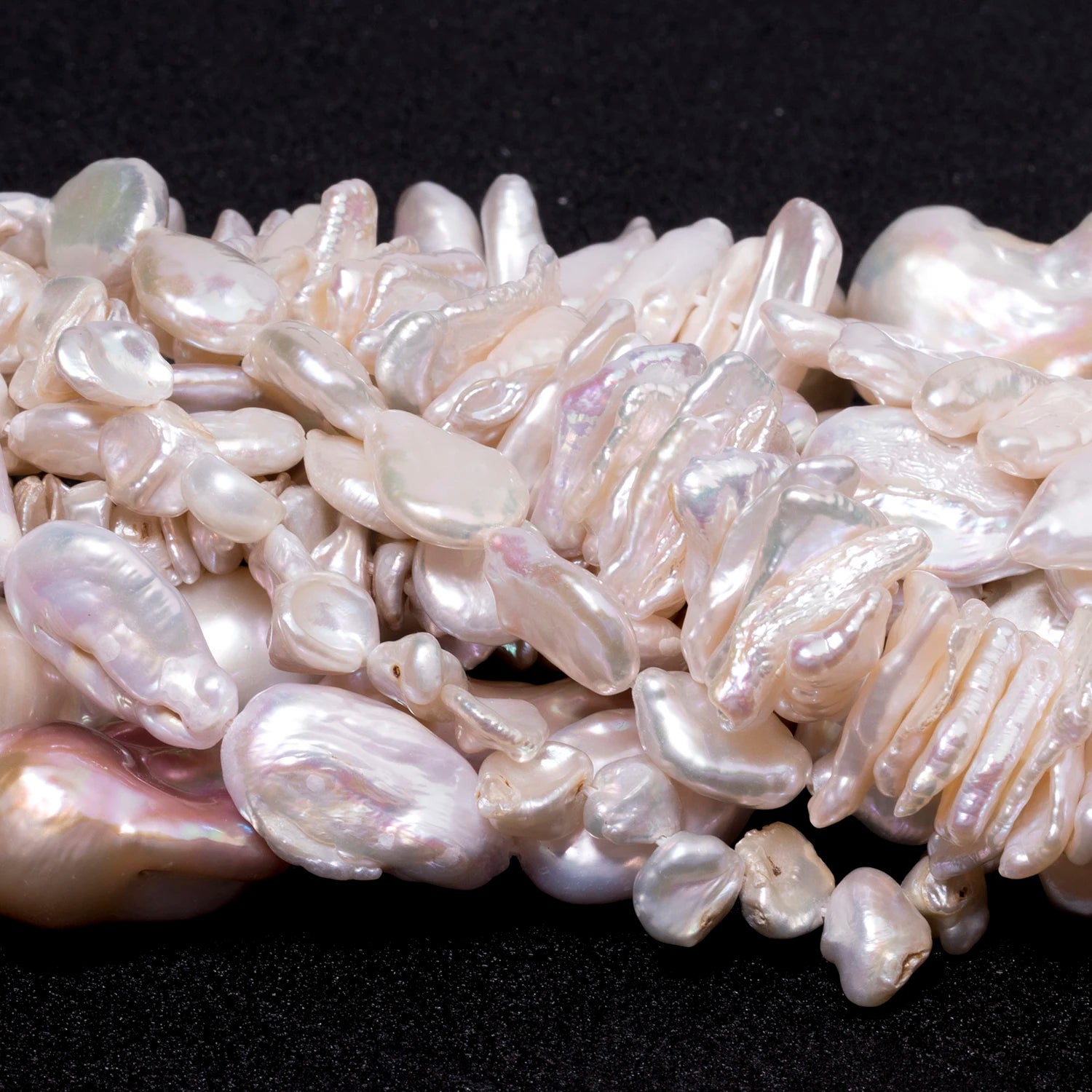 Baroque Style Irregular Shape Natural Light Color Freshwater Pearl Beads for DIY Jewelry Earring Necklace Pendant Waist Chain