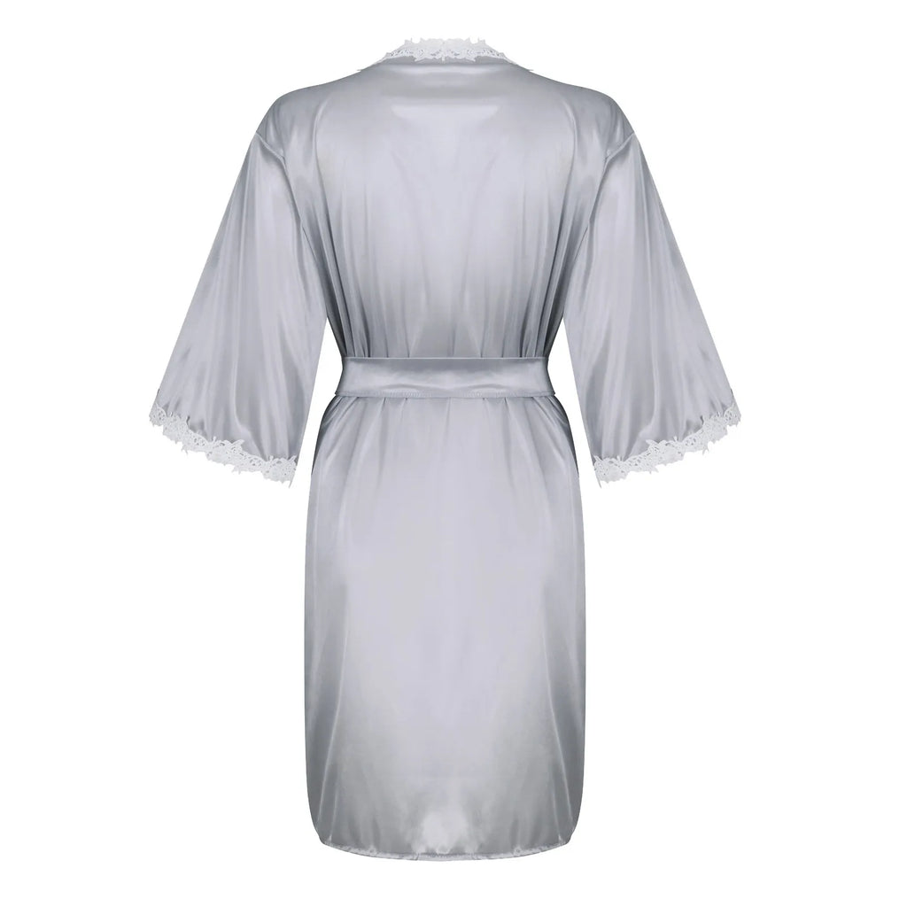 Ladies Underwear Women'S Sexy Nightgown Set 5-Piece Women Sexy Garter Lingerie Set Robes Lace Bodysuit Deep-V Neck Underwear